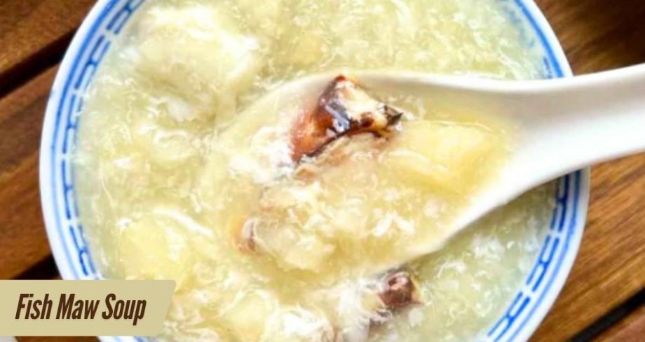 Fish maw soup